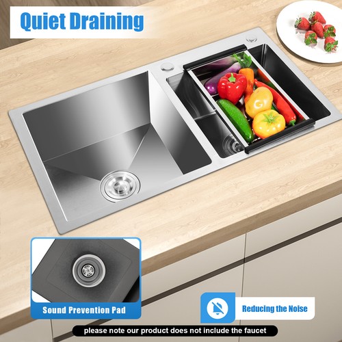 Double bowl undermount - 30"*17",